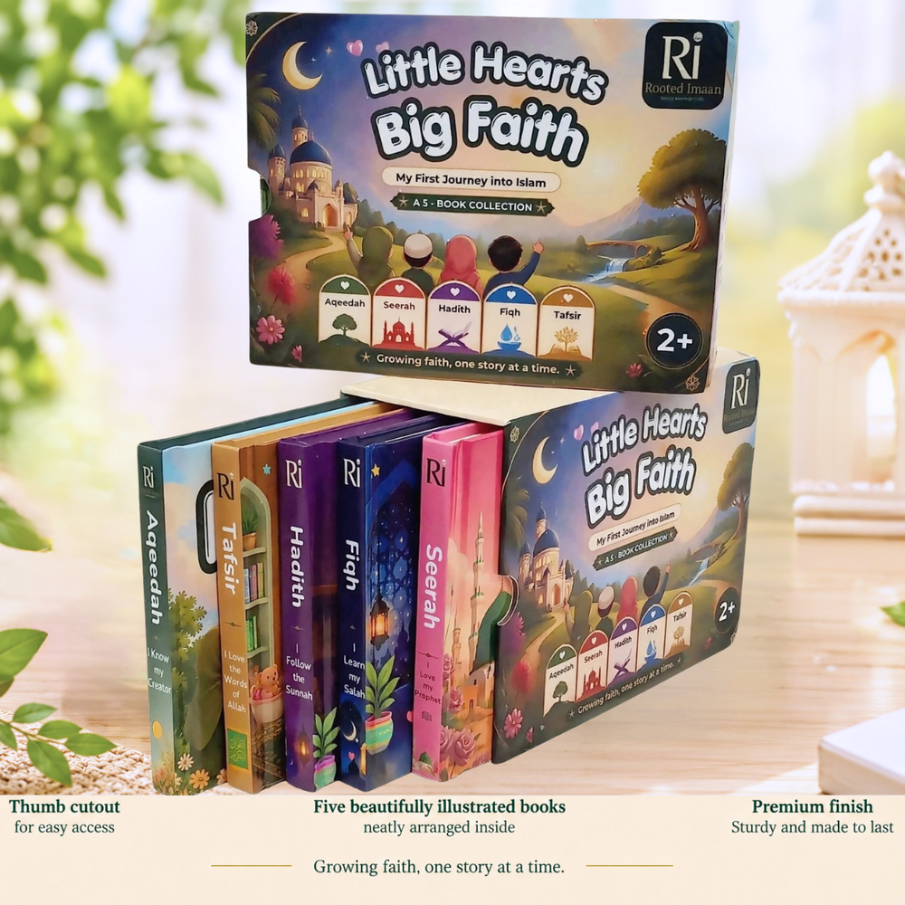 Little Hearts, Big Faith — 5-book collection and keepsake case